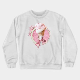 Strawberry Ice Cream Cone Crewneck Sweatshirt